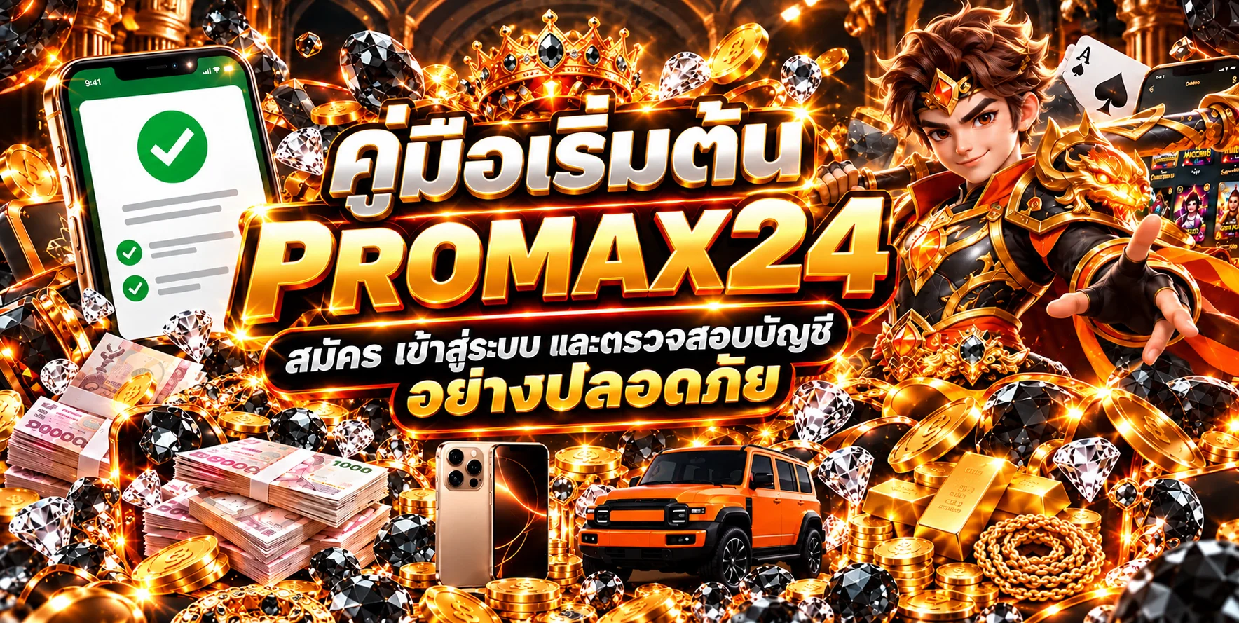 PROMAX24 คู่มือสมัคร เข้าสู่ระบบ และฝากถอนปลอดภัย